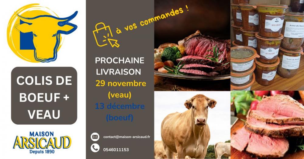 Colis de viande LABEL ROUGE